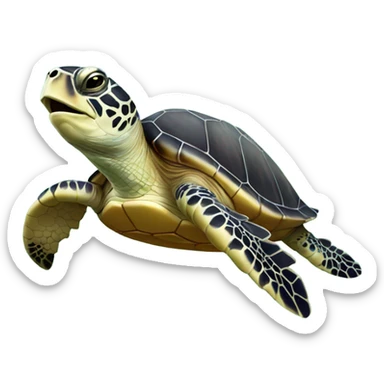Sea turtle sticker