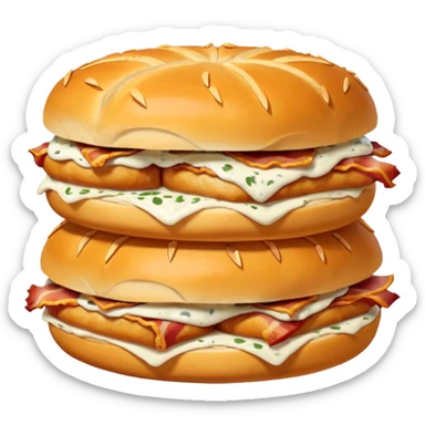 chicken and bacon ranch rolls sticker