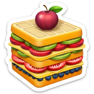 Fruit sando sticker