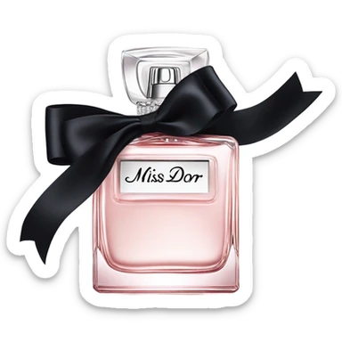 miss Dior perfume  sticker