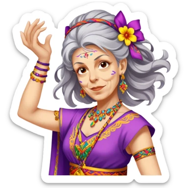 Traditional Dancer sticker