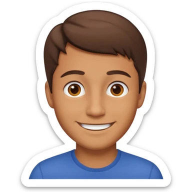 A man doing 67 sticker