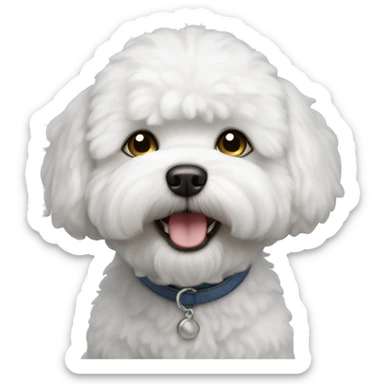 Bichon dog sticker