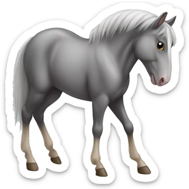 mouse horse sticker