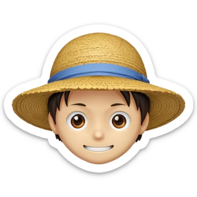 Luffy's strawhat sticker
