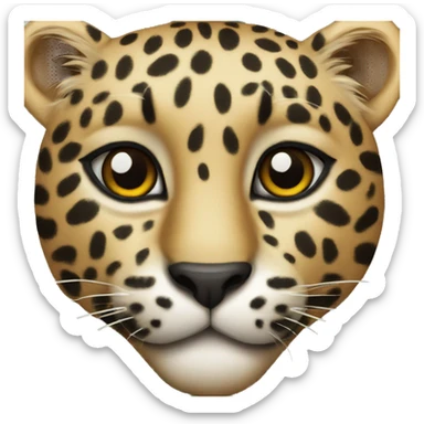 leopard sticker