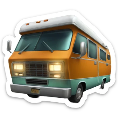 very expensive but haunted horror dream rv camper for Scooby Doo and the kids in the gang  sticker