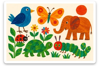 Eric carle w sticker