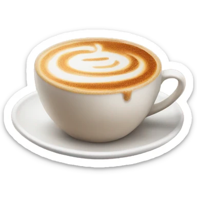 Adorable pumpkin spice latte sticker