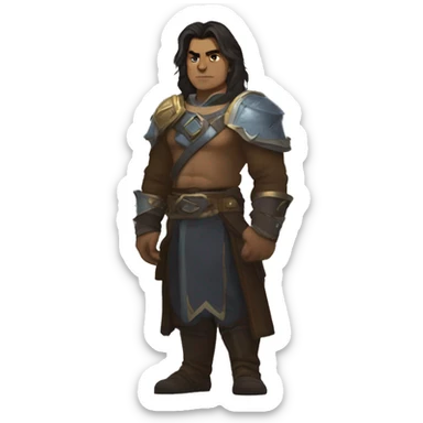 varian wrynn with bulk body sticker