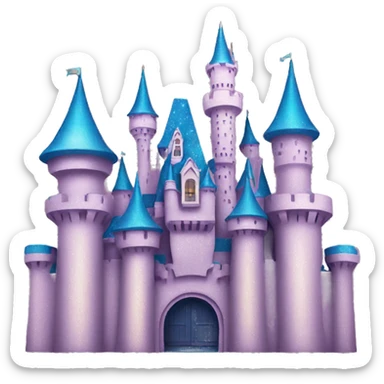 Sparkle Disney castle  sticker