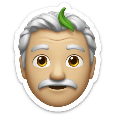 Un nain vert malicieux sticker