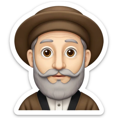 Israeli rabbi puppeteer  sticker