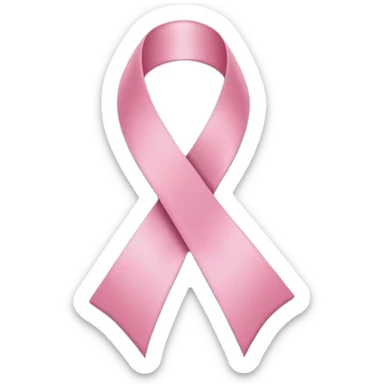 Pink ribbon breast cancer awareness  sticker