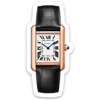 Cartier tank watch sticker