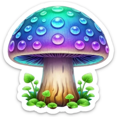 Chakra mushroom  sticker