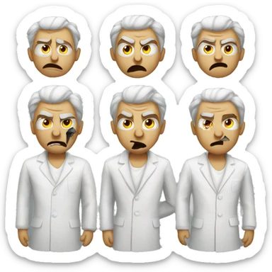 sick and mad sticker