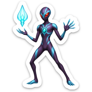 Darkrai-Deoxys-fusion, full body sticker
