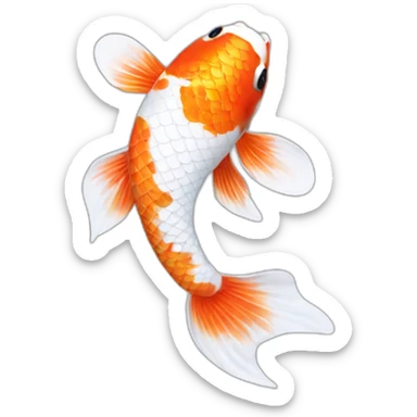 Koi fish sticker