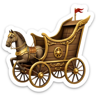 Roman chariot sticker