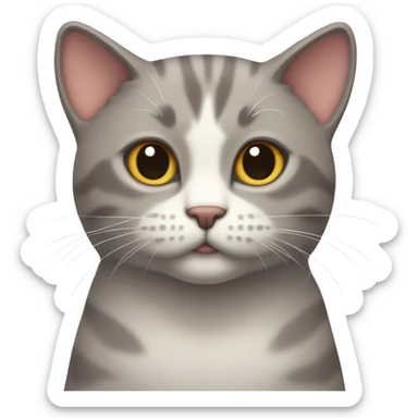 Gato lila sticker
