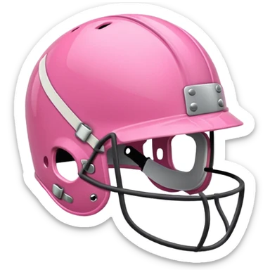 Rugby pink helmet sticker