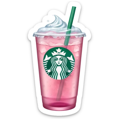 Starbucks pink drink  sticker
