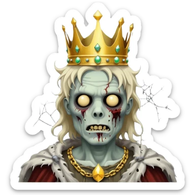 🧟‍♂️👑😶‍🌫️🕸️ sticker