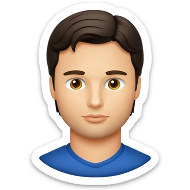 sobre de carta con el nombre de Tom Welling sticker