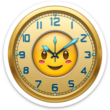 reloj con dolares sticker