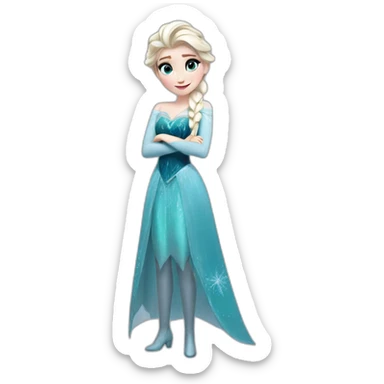 Elsa bois sticker