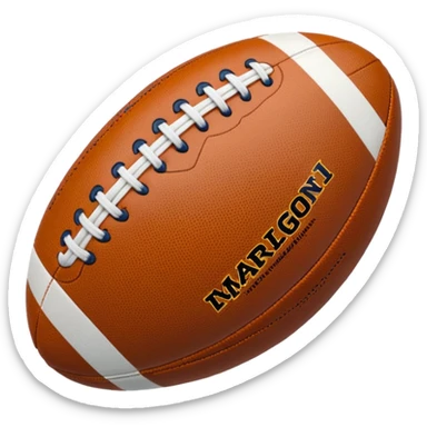 Balón de rugby digital sticker