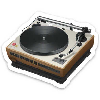 Turntable sticker
