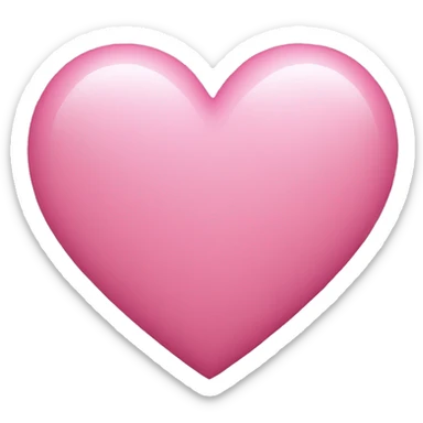 Pink heart sticker
