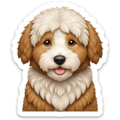 Golden doodle sticker
