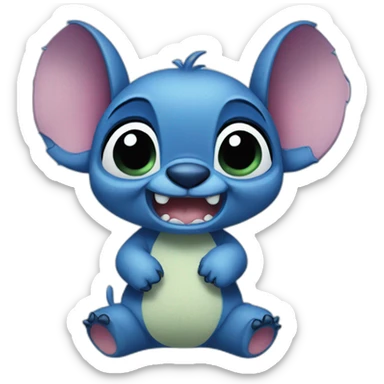 bebes stitch sticker