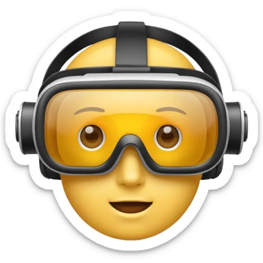 VR glasses sticker