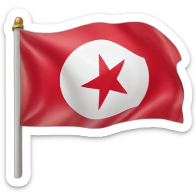 tunisia flag sticker