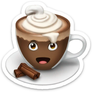 Hot coco sticker