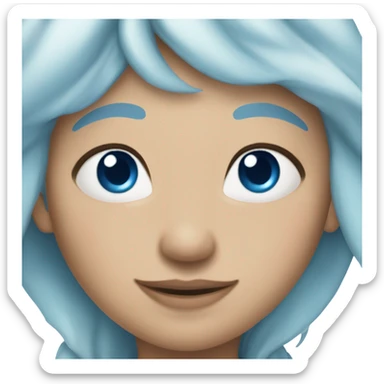 blue fairy fair skintone sticker