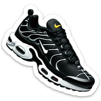 Nike tn black sticker