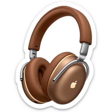 Airpods max brown color sticker