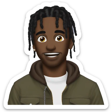 fe!n Travis Scott Playboi Carti sticker
