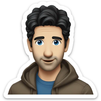 David Schwimmer younger sticker