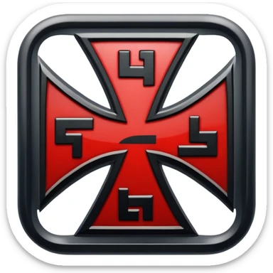 Nazi swashtika sticker