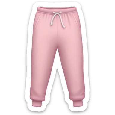 Light pink sweatpants sticker