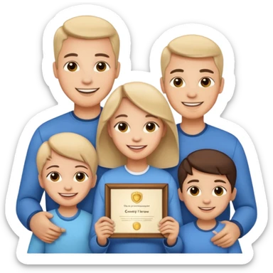 Certified Dog Owner Benefits, family, certificate sticker