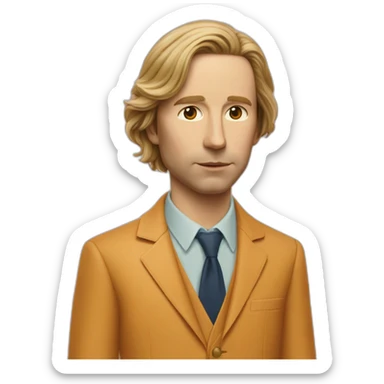 Wes Anderson avec un pouce en l’air sticker