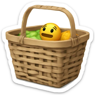 lost and found basket sticker