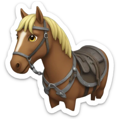 link's horse sticker